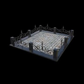 Ограда кованная ОК-12 — Кованные