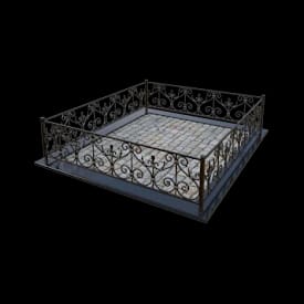 Ограда кованная ОК-16 — Кованные