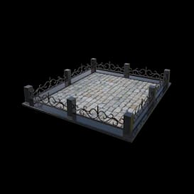 Ограда кованная ОК-4 — Кованные