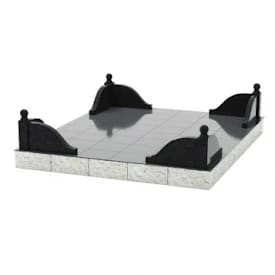 Ограда гранитная ОГ-12 — Гранитные