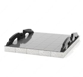 Ограда гранитная ОГ-16 — Гранитные