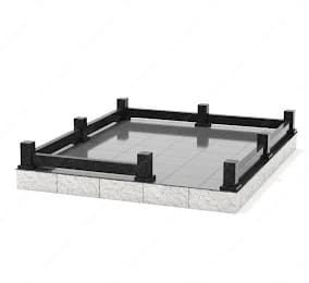 Ограда гранитная ОГ-21 — Гранитные