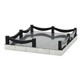 Ограда гранитная ОГ-27 — Гранитные