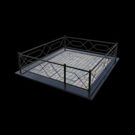 Ограда металлическая ОМ-1 — Металлические