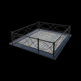 Ограда металлическая ОМ-10 — Металлические