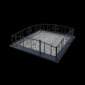 Ограда металлическая ОМ-11 — Металлические