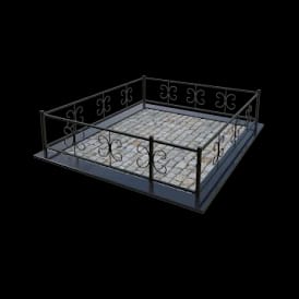 Ограда металлическая ОМ-13 — Металлические