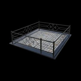 Ограда металлическая ОМ-4 — Металлические