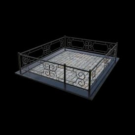 Ограда металлическая ОМ-5 — Металлические