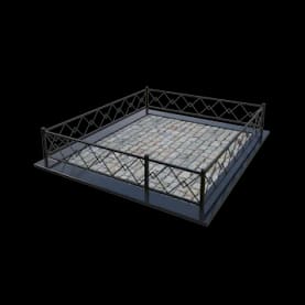 Ограда металлическая ОМ-6 — Металлические