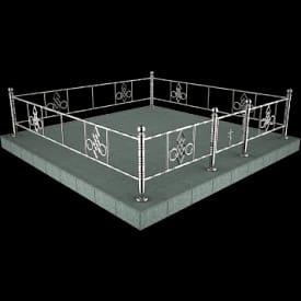 Ограда нержавейка ОН-12 — Нержавейка