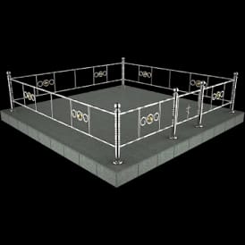 Ограда нержавейка ОН-13 — Нержавейка