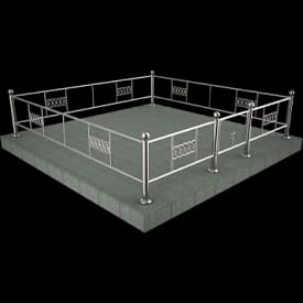 Ограда нержавейка ОН-16 — Нержавейка