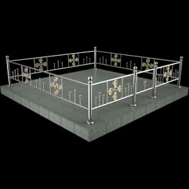 Ограда нержавейка ОН-19 — Нержавейка