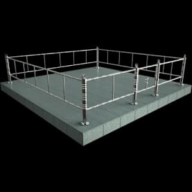 Ограда нержавейка ОН-2 — Нержавейка