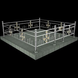 Ограда нержавейка ОН-27 — Нержавейка