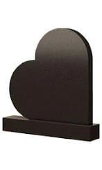 Стела вертикальная с сердцем СВС-16 — Сердца