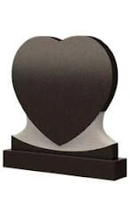 Стела вертикальная с сердцем СВС-19 — Сердца