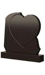 Стела вертикальная с сердцем СВС-20 — Сердца