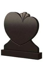 Стела вертикальная с сердцем СВС-21 — Сердца