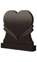 Стела вертикальная с сердцем СВС-22 — Сердца