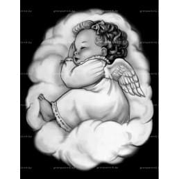 Гравировка ангелы №11