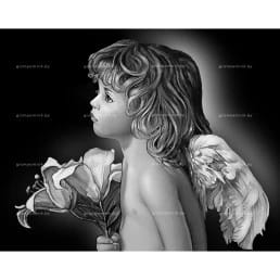 Гравировка ангелы №17