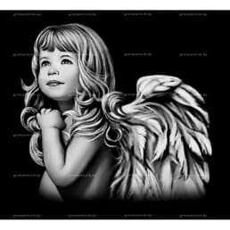 Гравировка ангелы №21