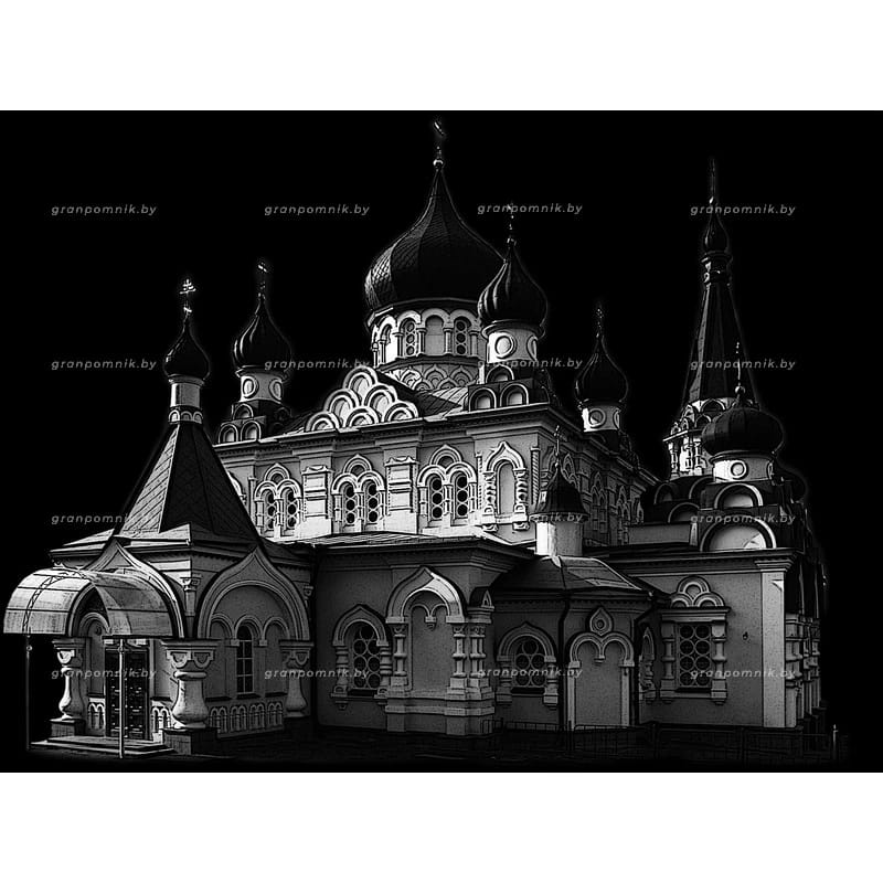 Гравировка Церкви 008