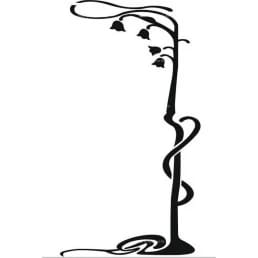 Гравировка цветы №23