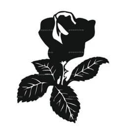 Гравировка цветы №24