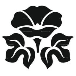 Гравировка цветы №4