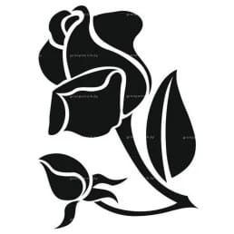 Гравировка цветы №5