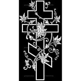 Гравировка крест №10