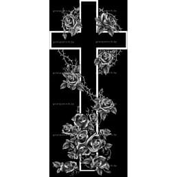 Гравировка крест №23