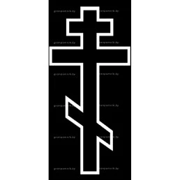 Гравировка крест №3