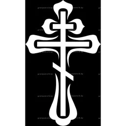 Гравировка крест №5