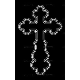 Гравировка крест №7