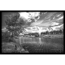 Гравировка пейзаж №22