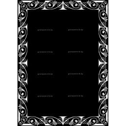 Гравировка рамки №23