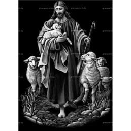 Гравировка религиозный сюжет №11