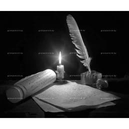 Гравировка свечи №10