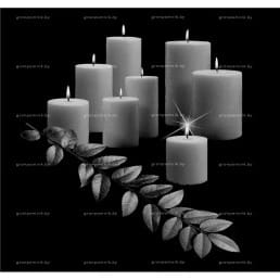 Гравировка свечи №20