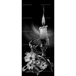 Гравировка свечи №23