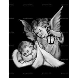 Гравировка ангелы №12