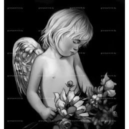 Гравировка ангелы №16