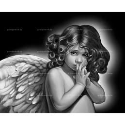 Гравировка ангелы №19