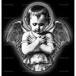 Гравировка ангелы №24