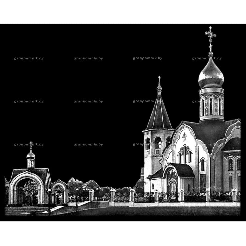Гравировка Церкви 012