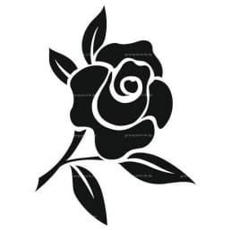 Гравировка цветы №7